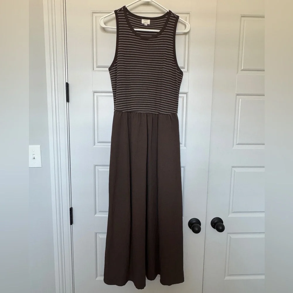 Z SUPPLY x EVEREVE Charlotte Midi Dress with Striped Bodice - Picture 4 of 7